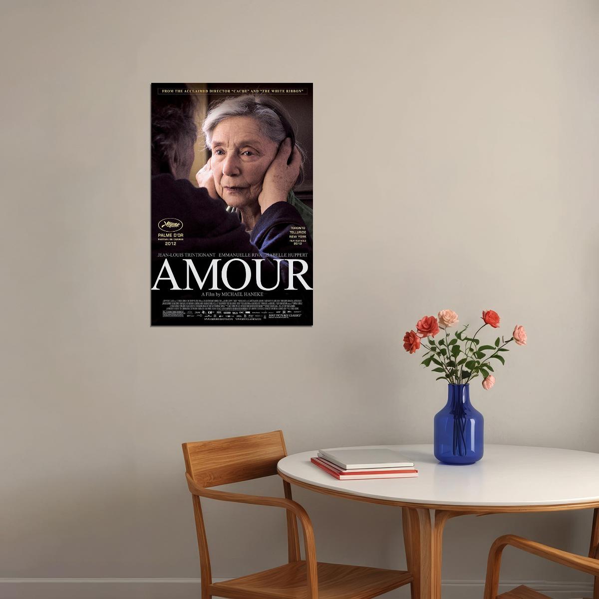 Amour 2012 Movie Drama Family Lovely Poster Wall Art Print Home Wall Decor - xonomax