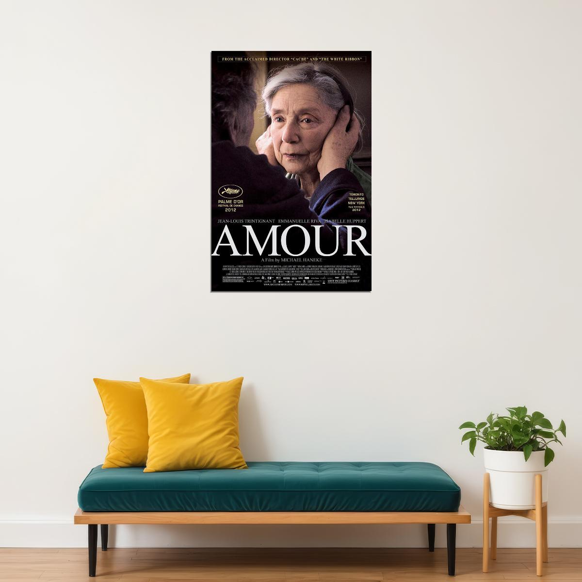 Amour 2012 Movie Drama Family Lovely Poster Wall Art Print Home Wall Decor - xonomax