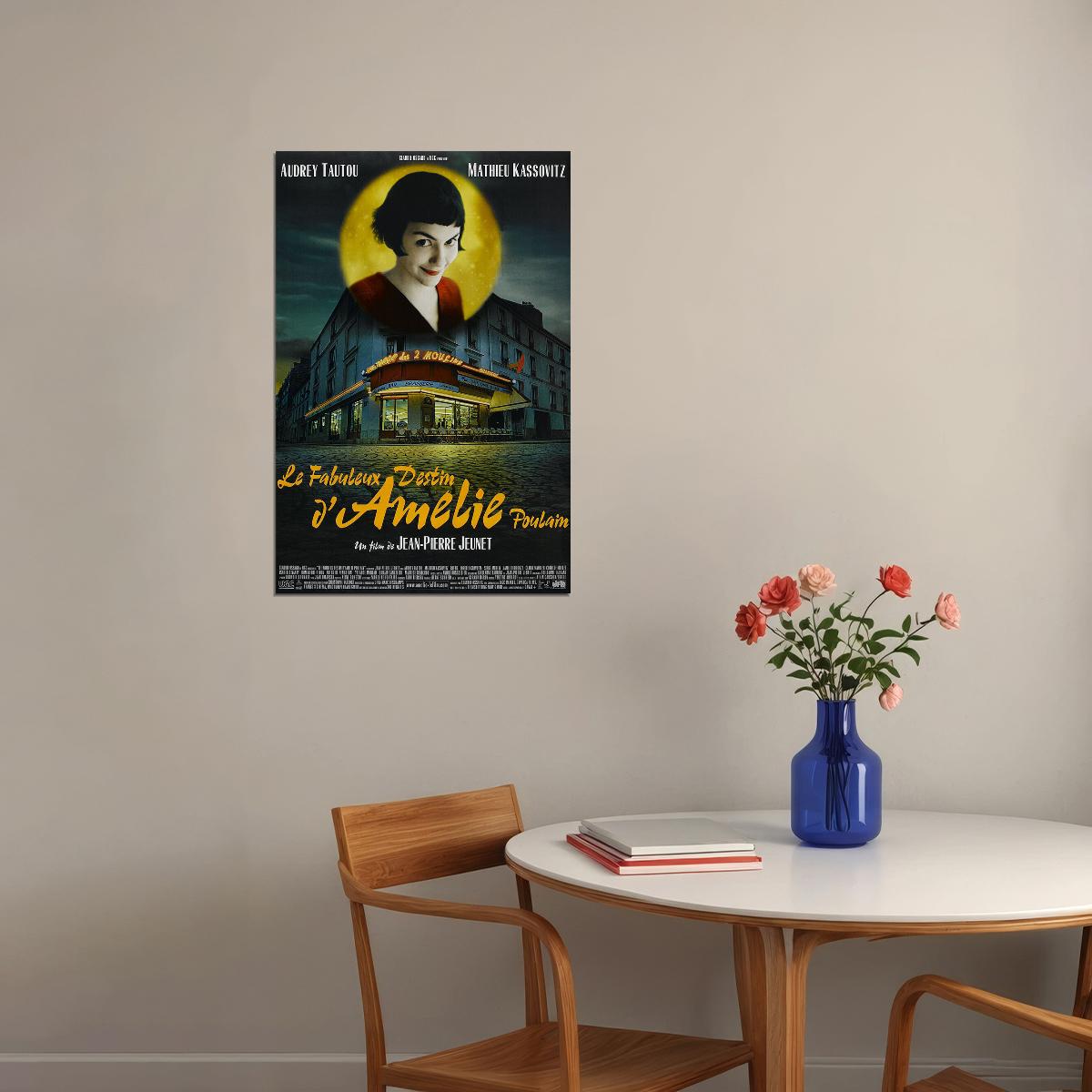 Amelie Comedy Romance Movie Poster Wall Art Print Home Wall Decor - xonomax