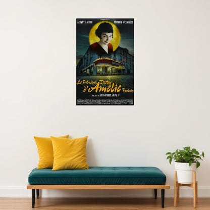 Amelie Comedy Romance Movie Poster Wall Art Print Home Wall Decor - xonomax