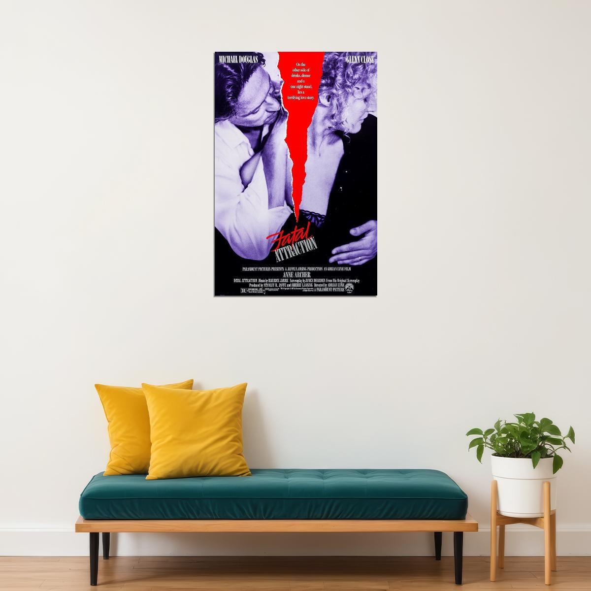 Fatal Attraction Movie Drama Thriller Adventure Poster Wall Art Print Home Wall Decor - xonomax