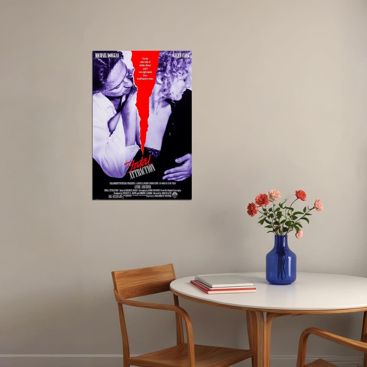 Fatal Attraction Movie Drama Thriller Adventure Poster Wall Art Print Home Wall Decor - xonomax