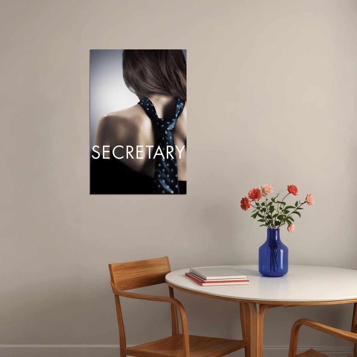 Secretary 2002 Movie Comedy Drama Romance Poster Wall Art Print Home Wall Decor