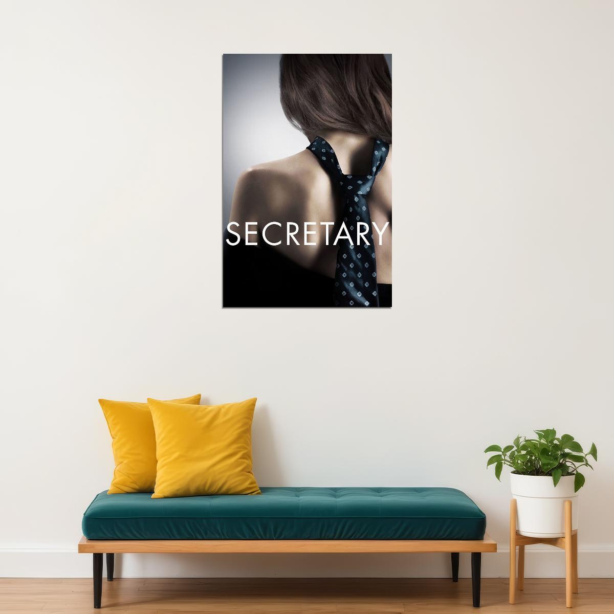 Secretary 2002 Movie Comedy Drama Romance Poster Wall Art Print Home Wall Decor