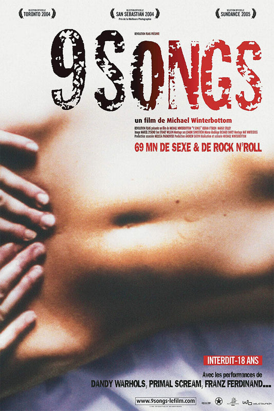 9 Songs Movie Music Romantic Lovely Poster Wall Art Print Home Wall Decor - xonomax