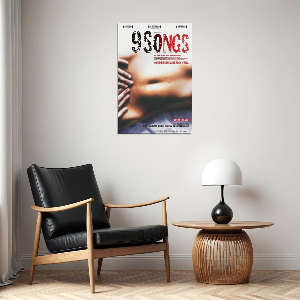 9 Songs Movie Music Romantic Lovely Poster Wall Art Print Home Wall Decor - xonomax