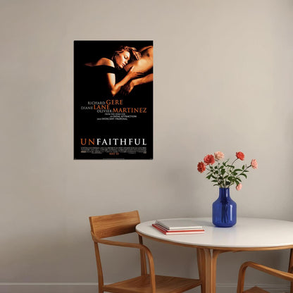 Unfaithful Movie Drama Romantic Thriller Poster Wall Art Print Home Wall Decor - xonomax