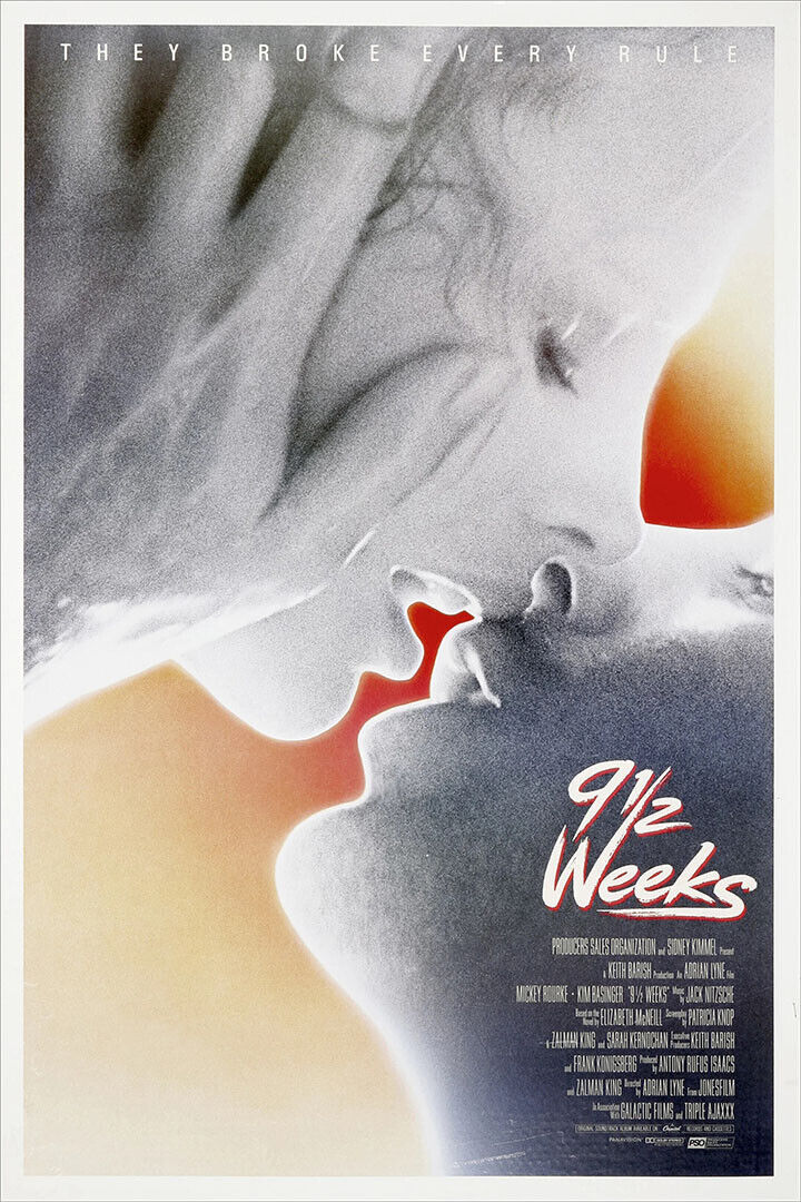 9½ Weeks Movie Drama Romance Adventure Poster Wall Art Print Home Wall Decor - xonomax