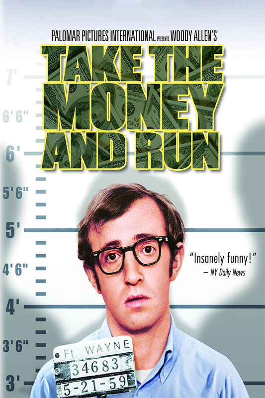 Take The Money And Run Movie Comedy Action Crime Poster Wall Art Print Home Wall Decor - xonomax