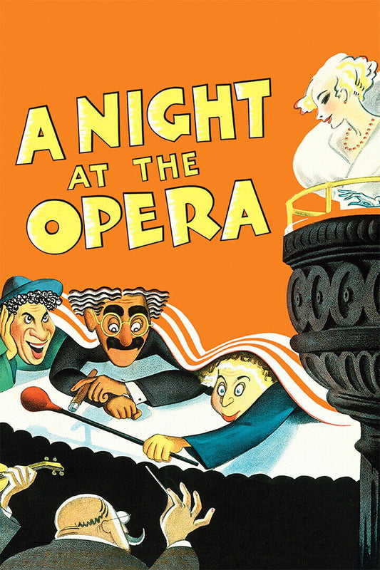 A Night At The Opera Movie Music Comedy Musical Poster Wall Art Print Home Wall Decor - xonomax