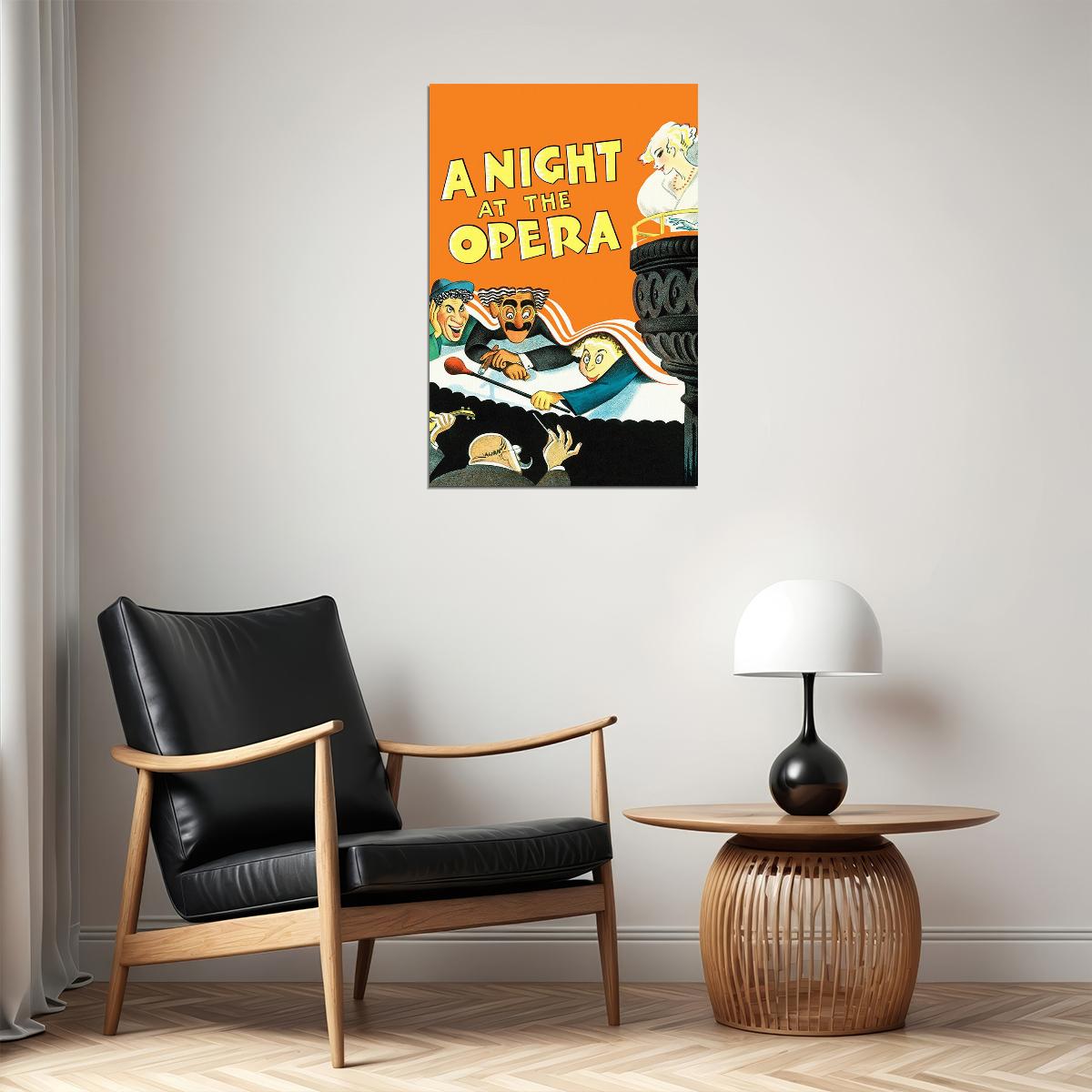 A Night At The Opera Movie Music Comedy Musical Poster Wall Art Print Home Wall Decor - xonomax