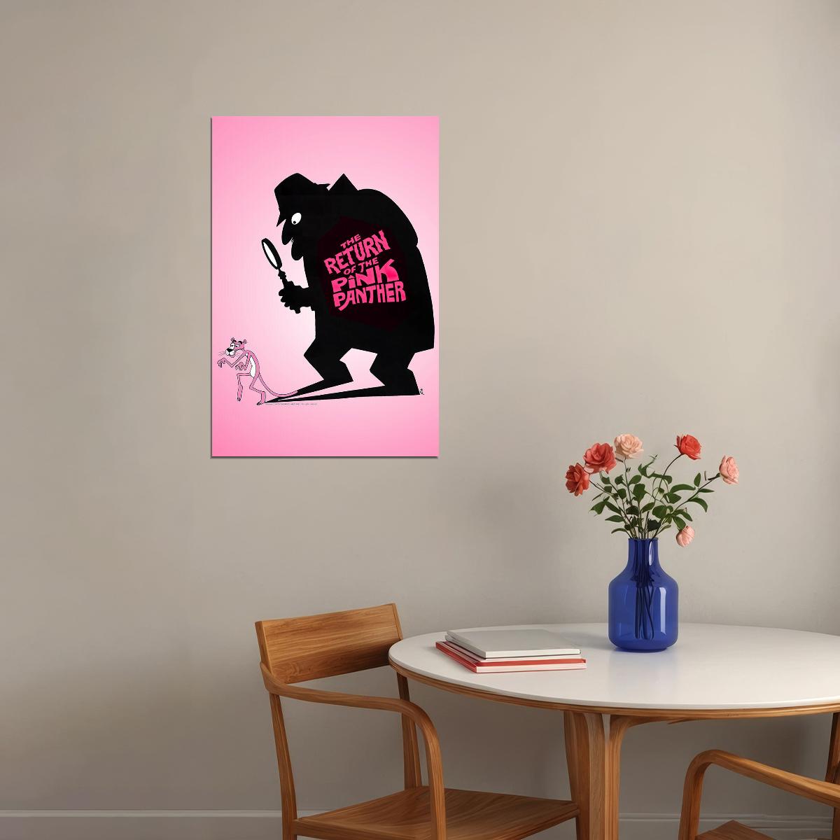 The Return Of The Pink Panther Movie Comedy Crime Mystery Poster Wall Art Print Home Wall Decor - xonomax