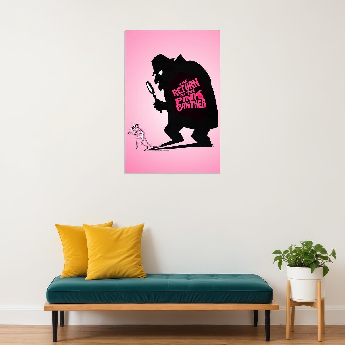 The Return Of The Pink Panther Movie Comedy Crime Mystery Poster Wall Art Print Home Wall Decor - xonomax