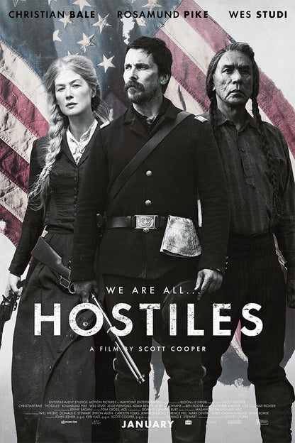 Hostiles Movie Drama Western Adventure Poster Wall Art Print Home Wall Decor