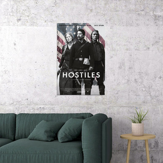 Hostiles Movie Drama Western Adventure Poster Wall Art Print Home Wall Decor - xonomax