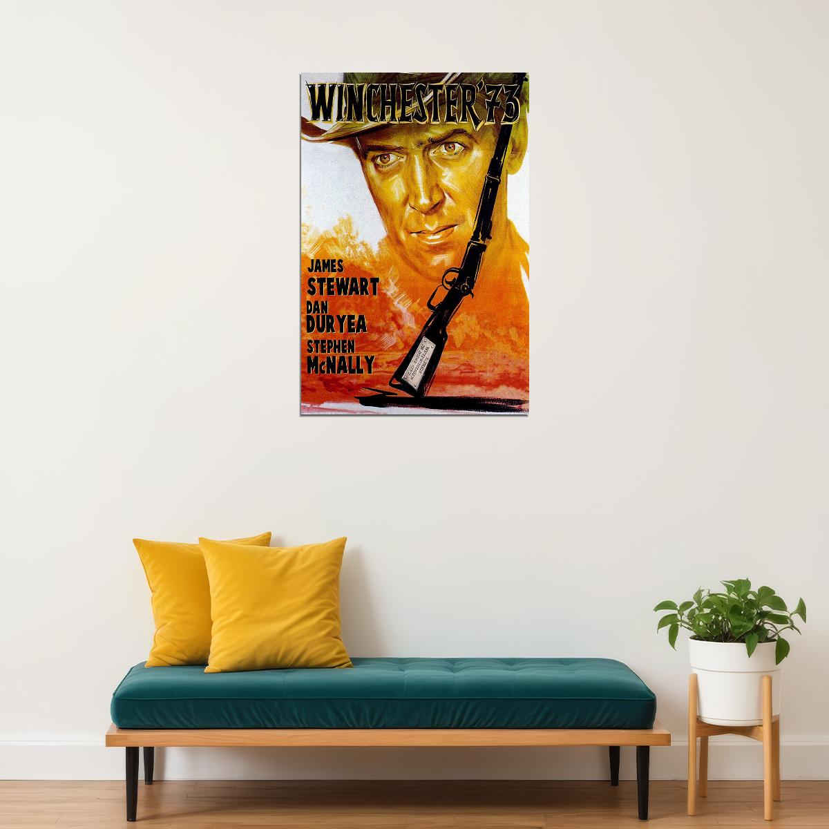 Winchester '73 Movie Action Dream Western Poster Wall Art Print Home Wall Decor - xonomax