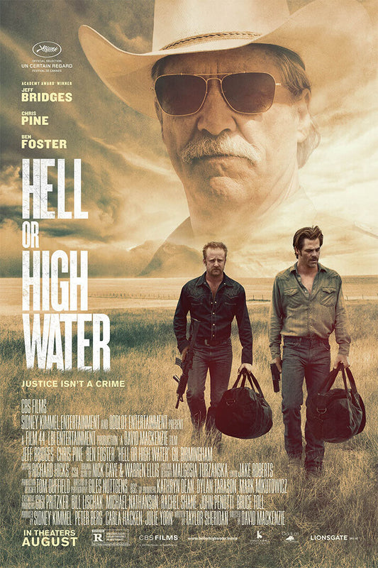 Hell Or High Water Movie Crime Drama Thriller Poster Wall Art Print Home Wall Decor - xonomax