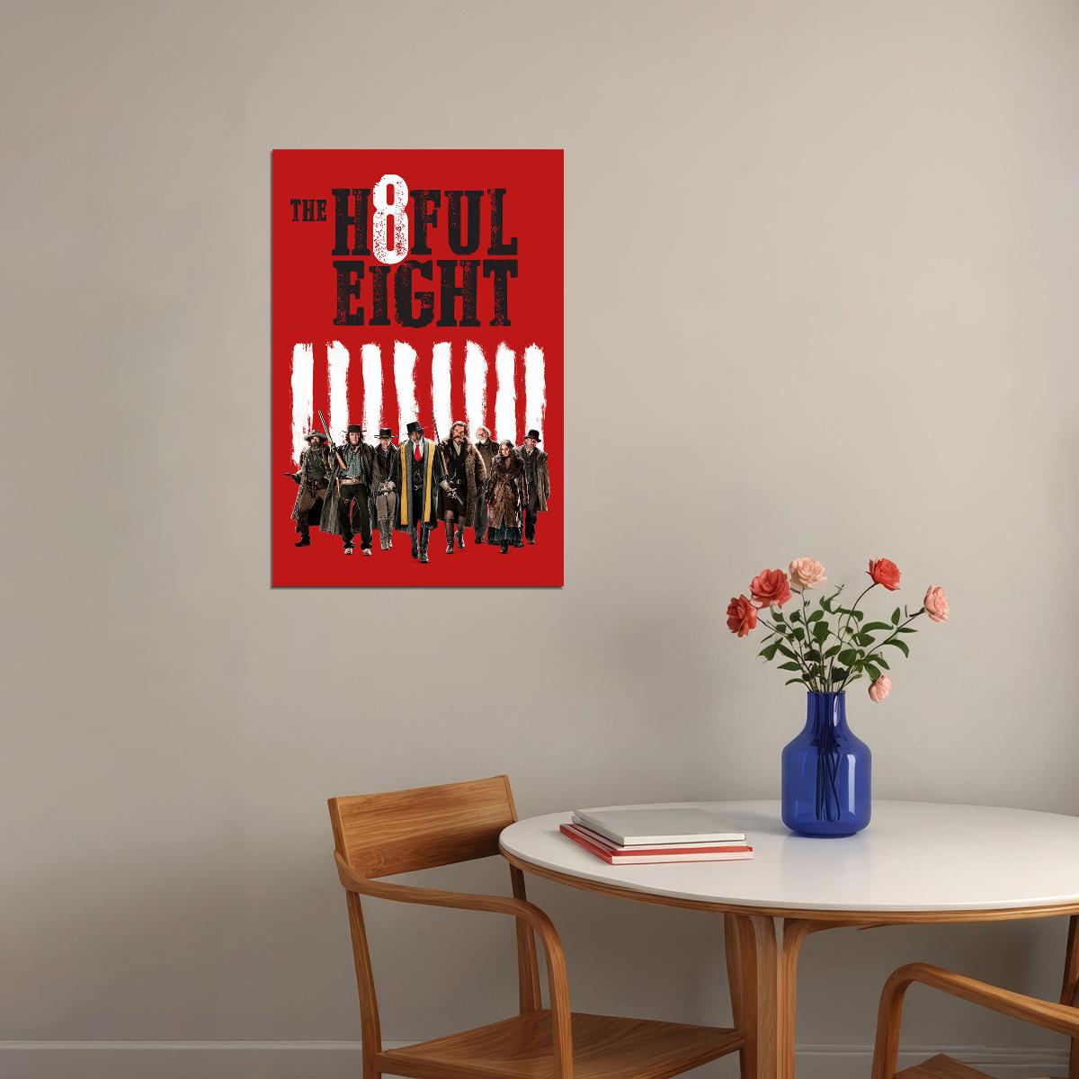 The Hateful Eight Movie Crime Drama Mystery Poster Wall Art Print Home Wall Decor - xonomax