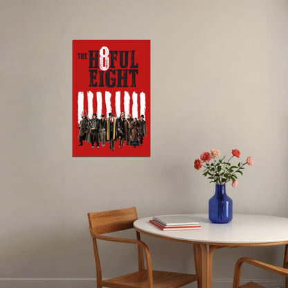 The Hateful Eight Movie Crime Drama Mystery Poster Wall Art Print Home Wall Decor - xonomax
