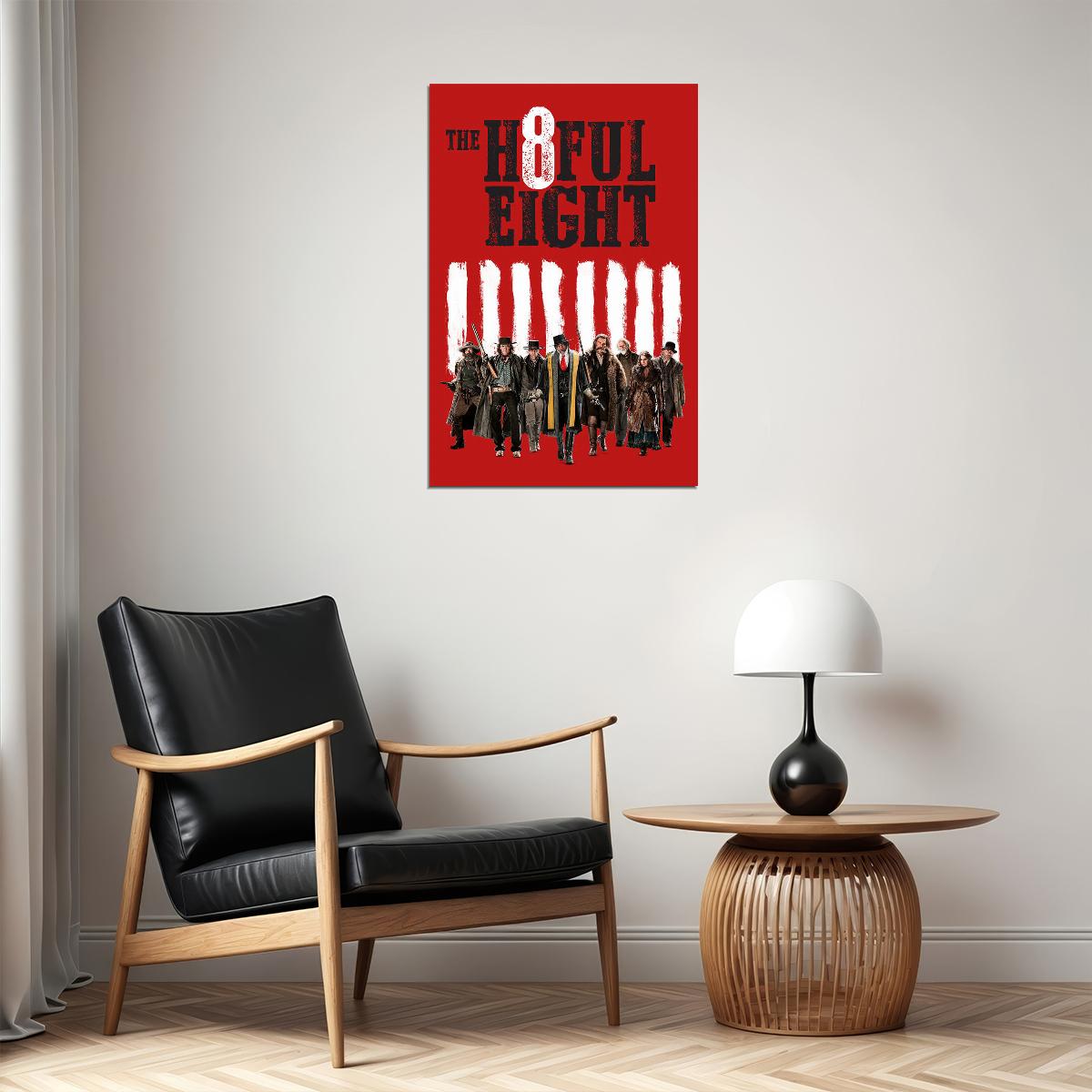 The Hateful Eight Movie Crime Drama Mystery Poster Wall Art Print Home Wall Decor - xonomax