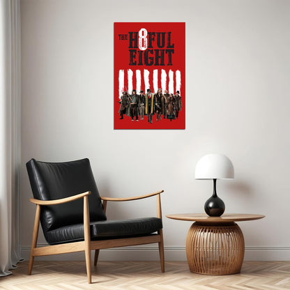 The Hateful Eight Movie Crime Drama Mystery Poster Wall Art Print Home Wall Decor - xonomax
