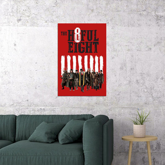 The Hateful Eight Movie Crime Drama Mystery Poster Wall Art Print Home Wall Decor - xonomax