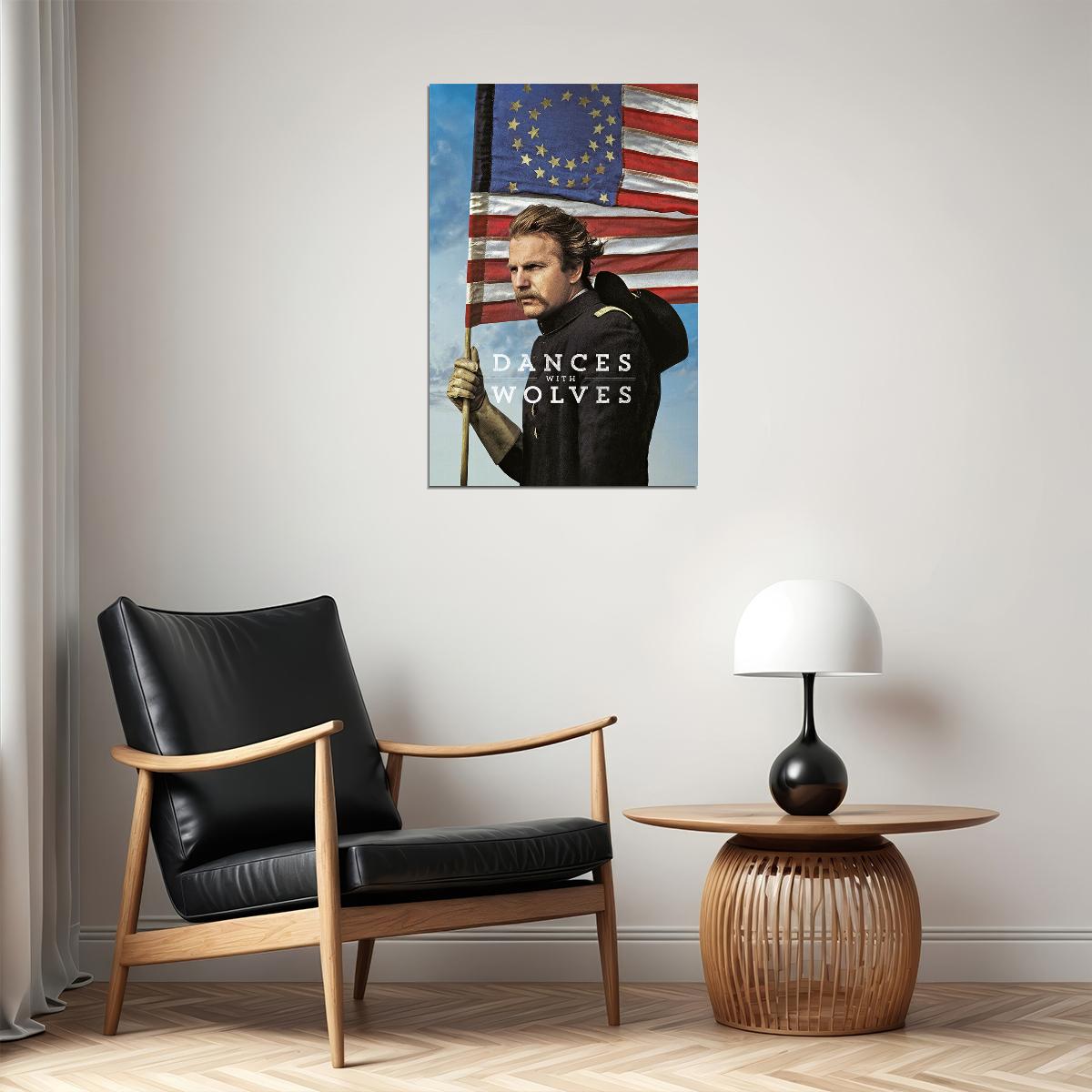 Dances With Wolves Movie Adventure Drama Poster Wall Art Print Home Wall Decor - xonomax