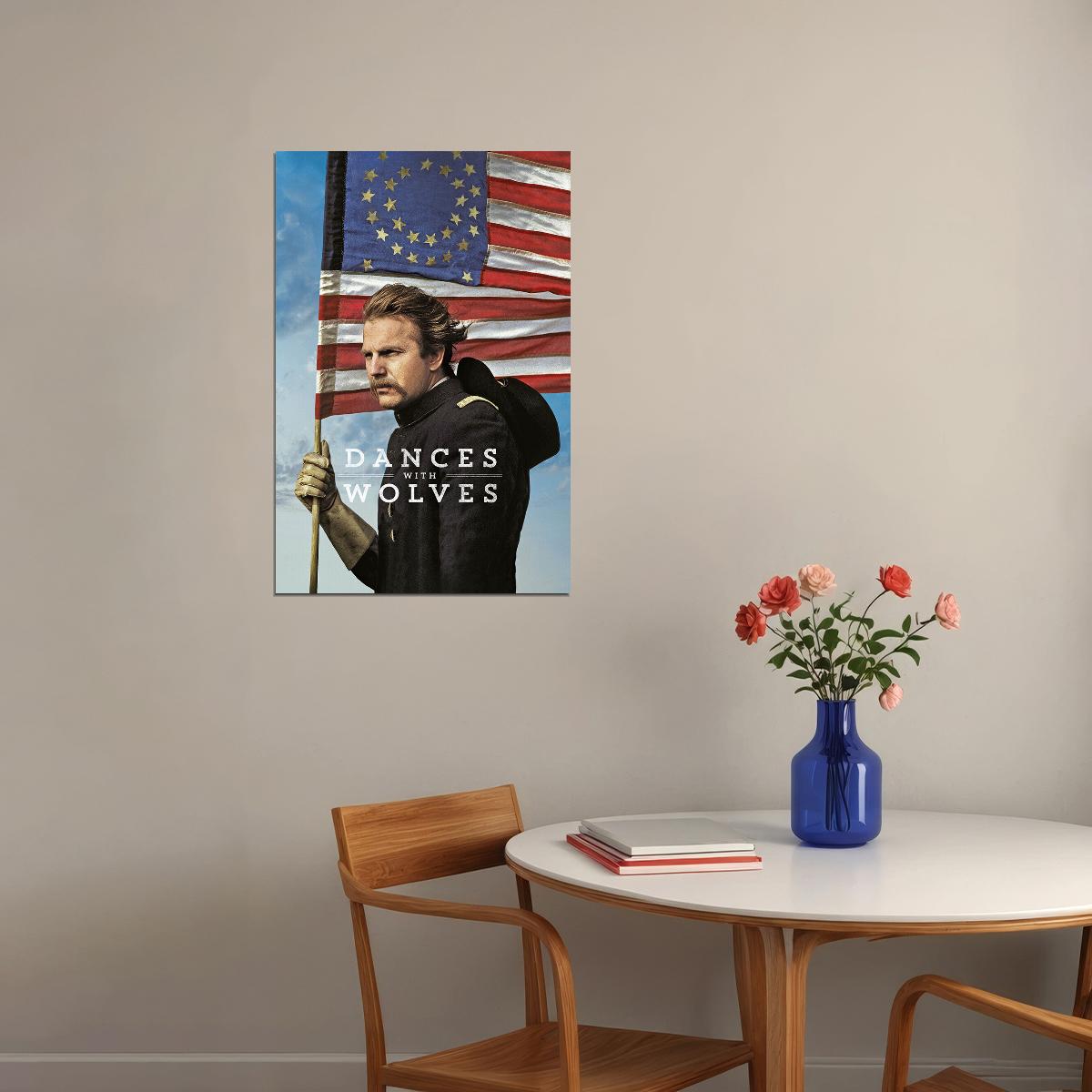 Dances With Wolves Movie Adventure Drama Poster Wall Art Print Home Wall Decor - xonomax