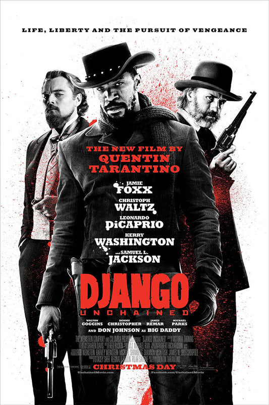 Django Unchained Movie Drama Western Action Poster Wall Art Print Home Wall Decor - xonomax