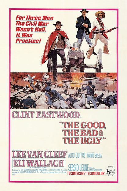The Good The Bad The Ugly Movie Adventure Excitement Poster Wall Art Print Home Wall Decor - xonomax