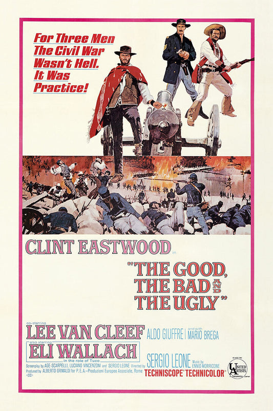 The Good The Bad The Ugly Movie Adventure Excitement Poster Wall Art Print Home Wall Decor - xonomax