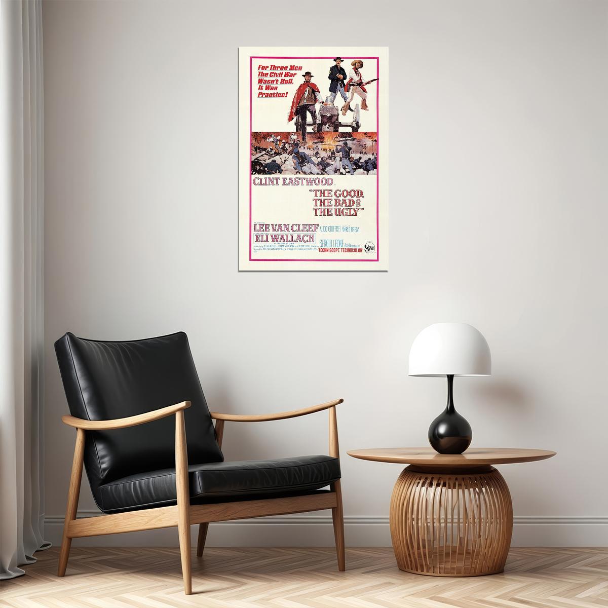 The Good The Bad The Ugly Movie Adventure Excitement Poster Wall Art Print Home Wall Decor - xonomax