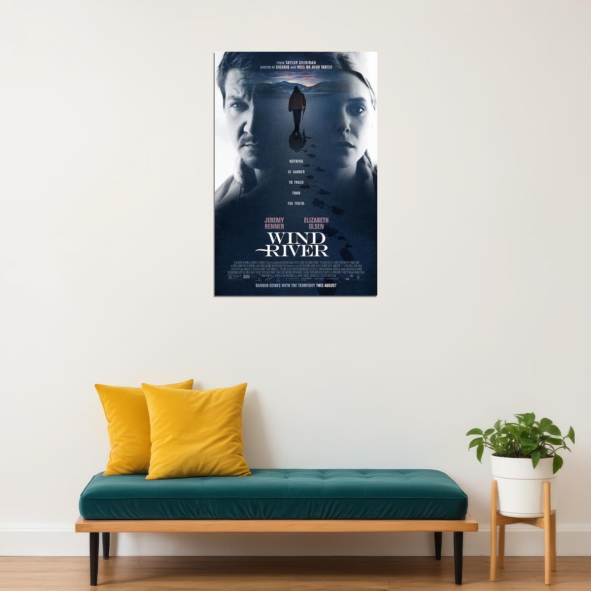 Wind River Movie Crime Drama Mystery Poster Wall Art Print Home Wall Decor - xonomax