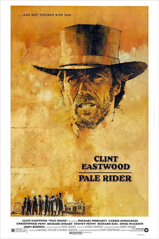 Pale Rider Movie Drama Western Adventure Poster Wall Art Print Home Wall Decor - xonomax