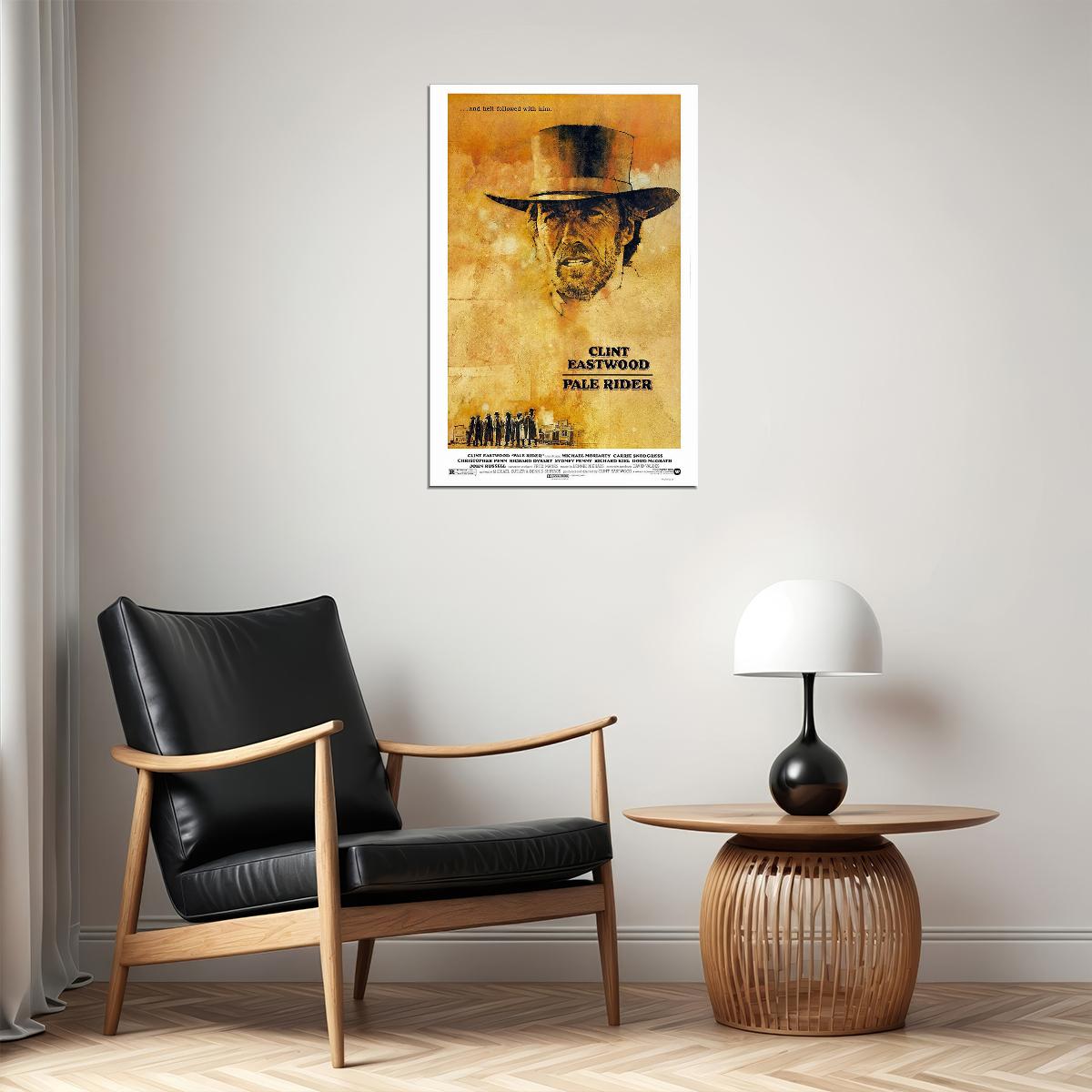 Pale Rider Movie Drama Western Adventure Poster Wall Art Print Home Wall Decor - xonomax