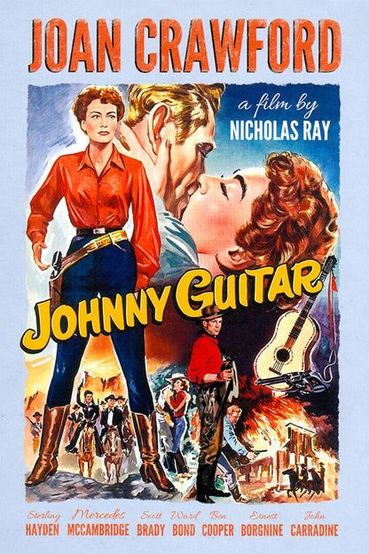 Johnny Guitar Movie Drama Western Adventure Poster Wall Art Print Home Wall Decor