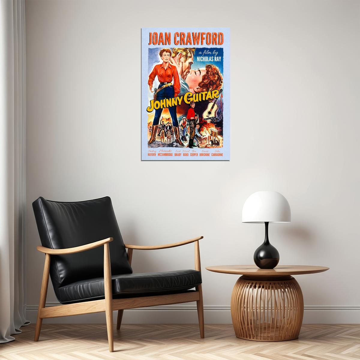 Johnny Guitar Movie Drama Western Adventure Poster Wall Art Print Home Wall Decor