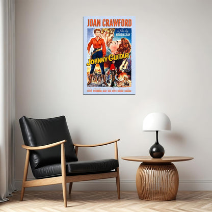 Johnny Guitar Movie Drama Western Adventure Poster Wall Art Print Home Wall Decor