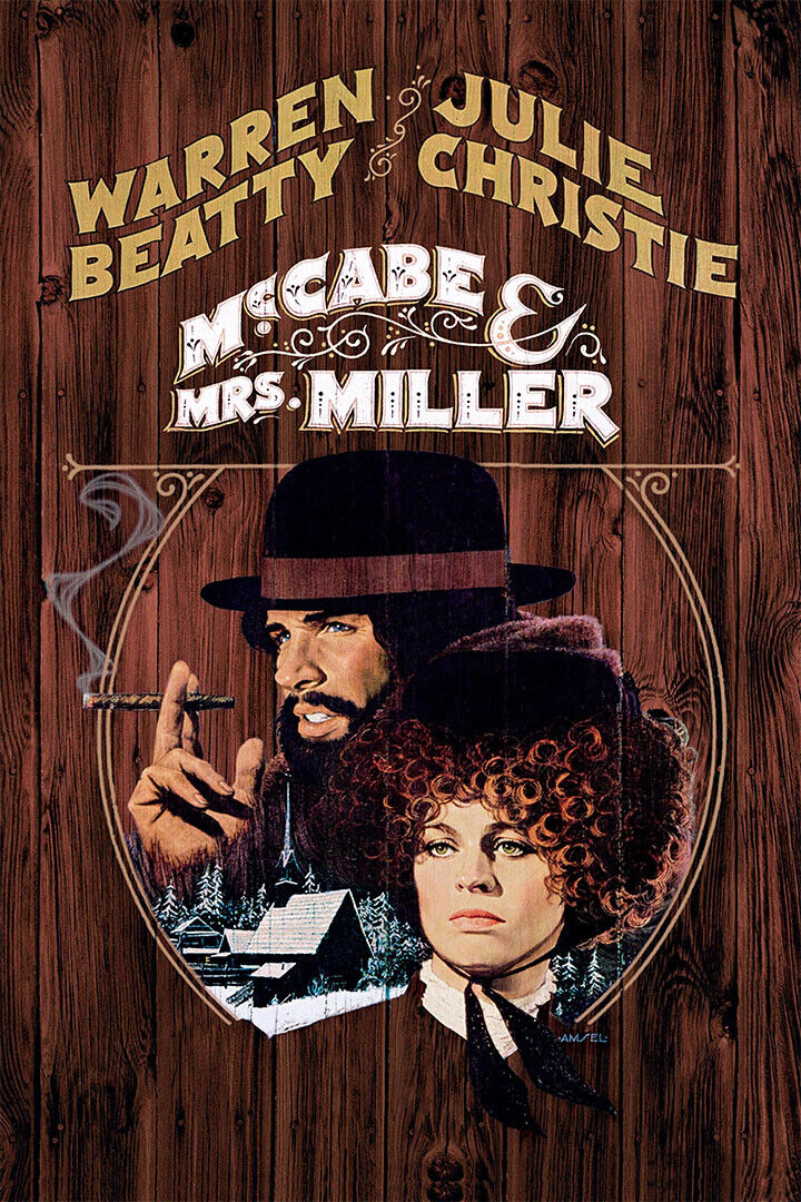 Mc. Cabe And Mrs. Miller Movie Drama Western Poster Wall Art Print Home Wall Decor - xonomax