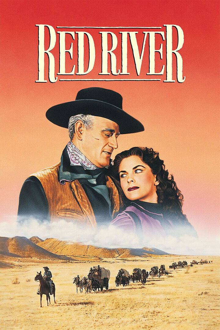 Red River 1948 Movie Drama Western Poster Wall Art Print Home Wall Decor - xonomax