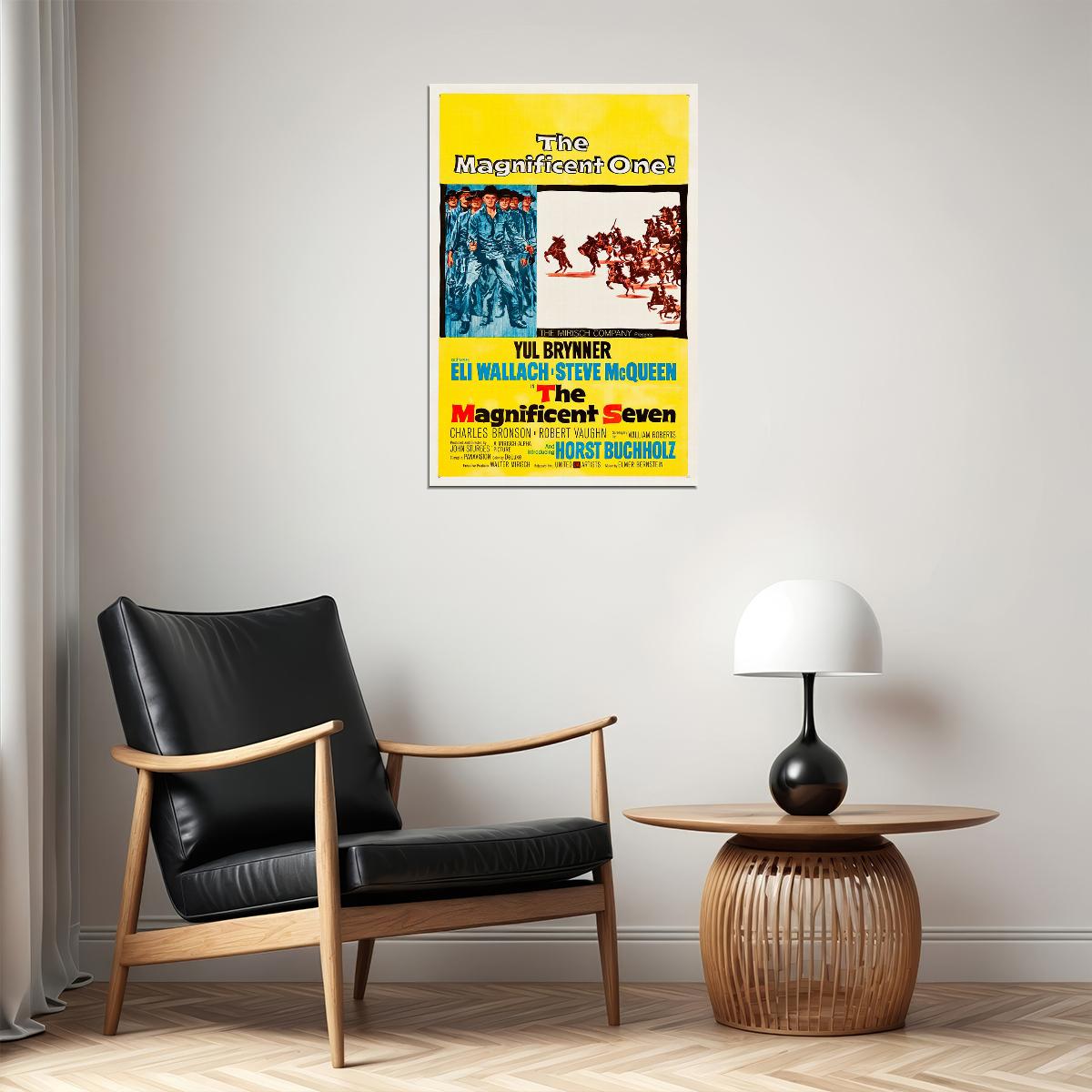 The Magnificent Seven 1960 Movie Drama Western Poster Wall Art Print Home Wall Decor - xonomax