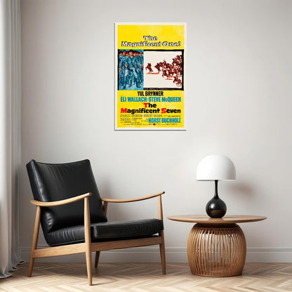 The Magnificent Seven 1960 Movie Drama Western Poster Wall Art Print Home Wall Decor - xonomax