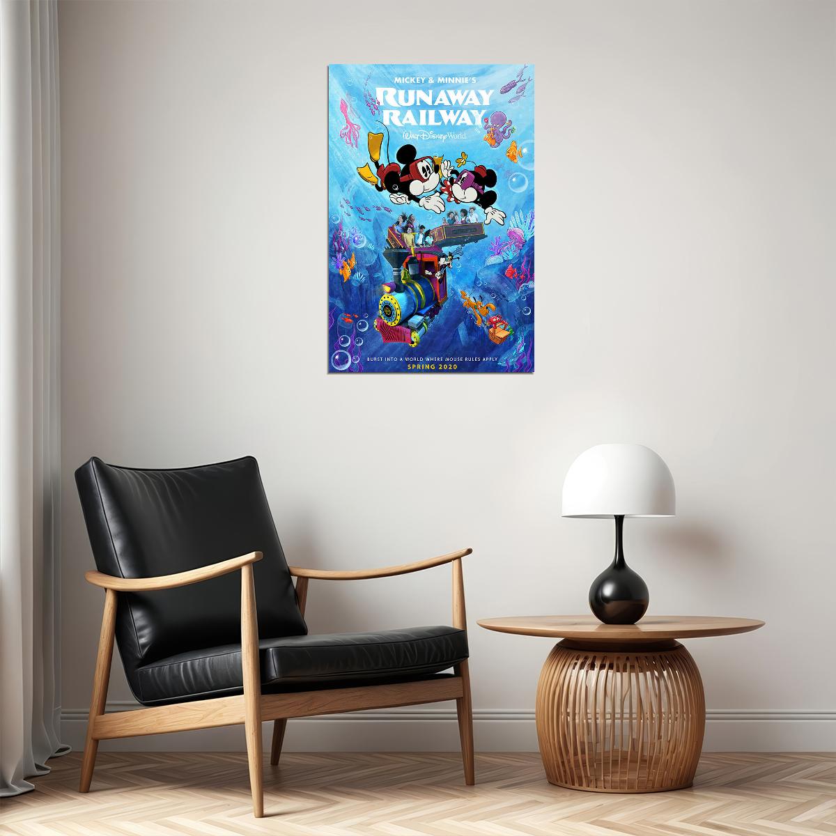 Runway Railway Animation Movie Comedy Attraction Poster Wall Art Print Home Wall Decor - xonomax
