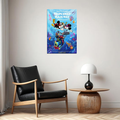 Runway Railway Animation Movie Comedy Attraction Poster Wall Art Print Home Wall Decor - xonomax