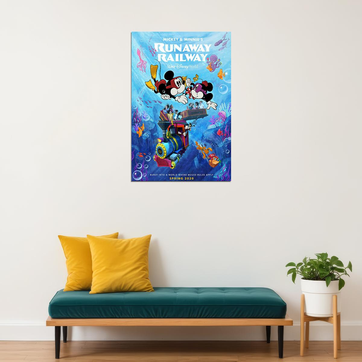 Runway Railway Animation Movie Comedy Attraction Poster Wall Art Print Home Wall Decor - xonomax