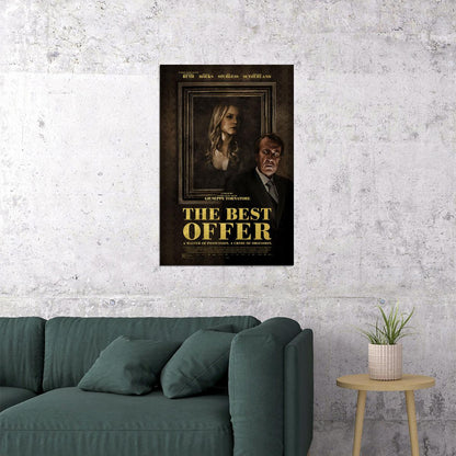 The Best Offer Movie Crime Drama Mystery Poster Wall Art Print Home Wall Decor - xonomax