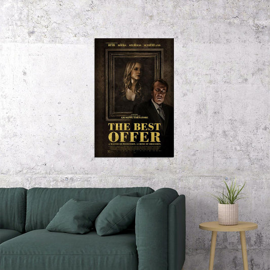 The Best Offer Movie Crime Drama Mystery Poster Wall Art Print Home Wall Decor - xonomax