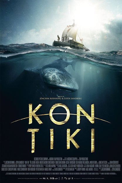 Kon-tiki 2012 Movie Action Adventure Biography Poster Wall Art Print Home Wall Decor - xonomax