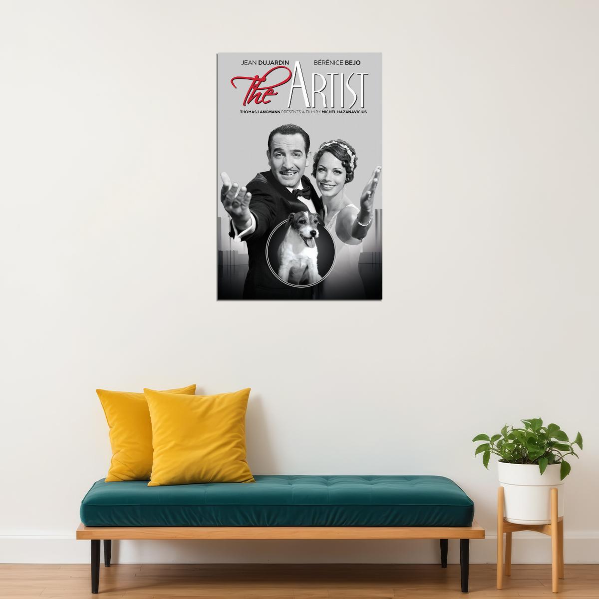 The Artist Movie Drama Romantic Comedy Poster Wall Art Print Home Wall Decor - xonomax