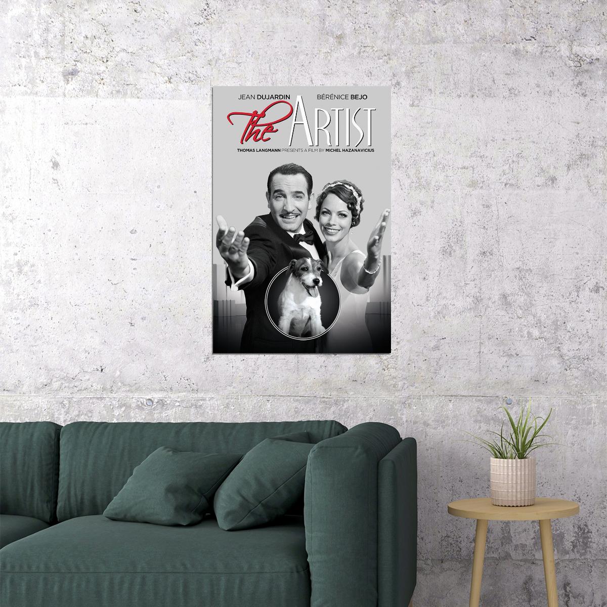 The Artist Movie Drama Romantic Comedy Poster Wall Art Print Home Wall Decor - xonomax
